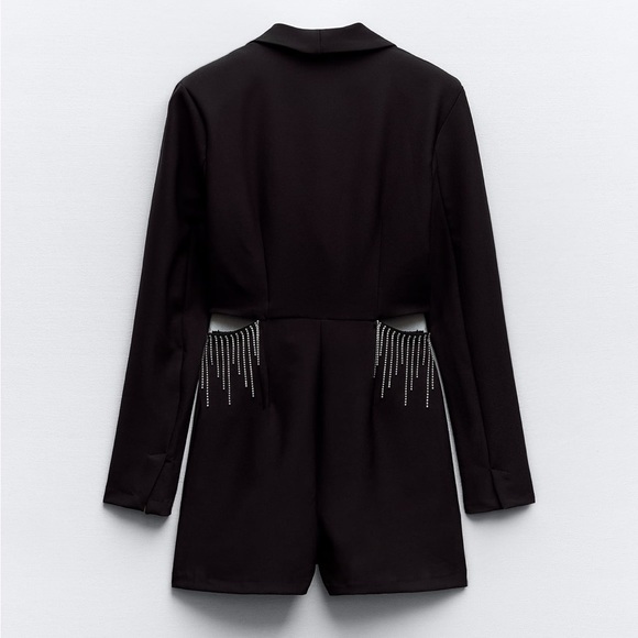 Zara Rhinestone Cut-Out Jumpsuit - Picture 2 of 6